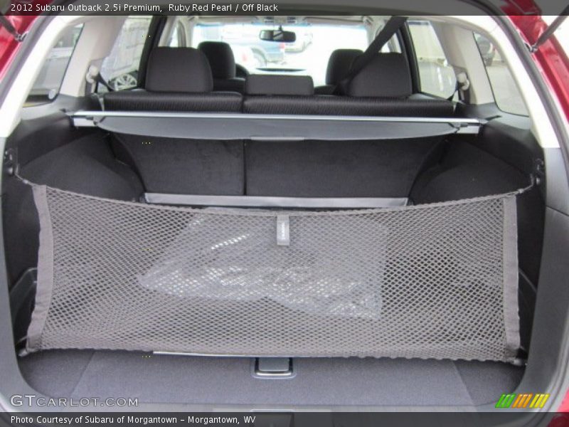  2012 Outback 2.5i Premium Trunk