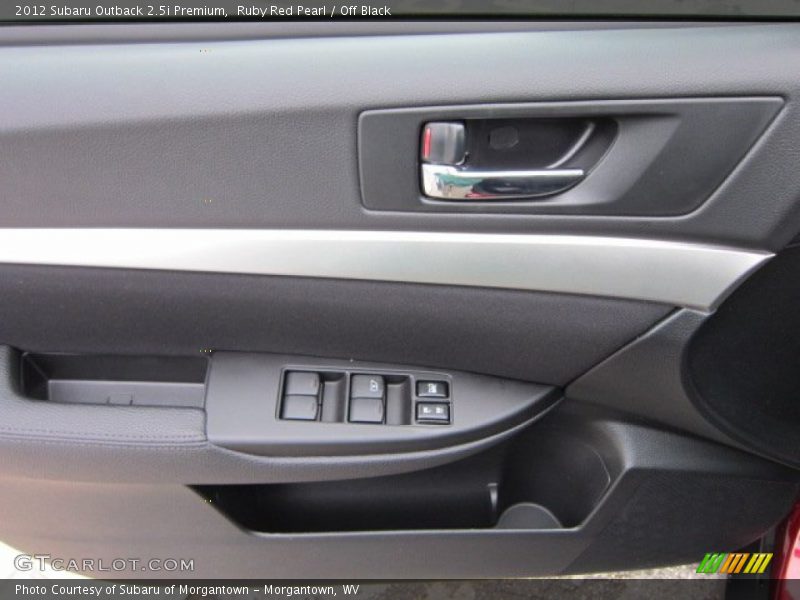 Ruby Red Pearl / Off Black 2012 Subaru Outback 2.5i Premium