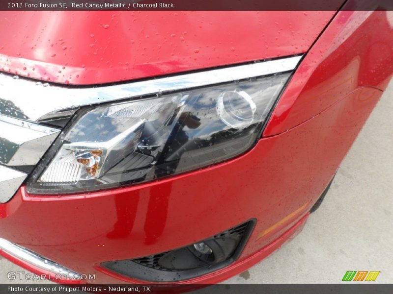 Red Candy Metallic / Charcoal Black 2012 Ford Fusion SE