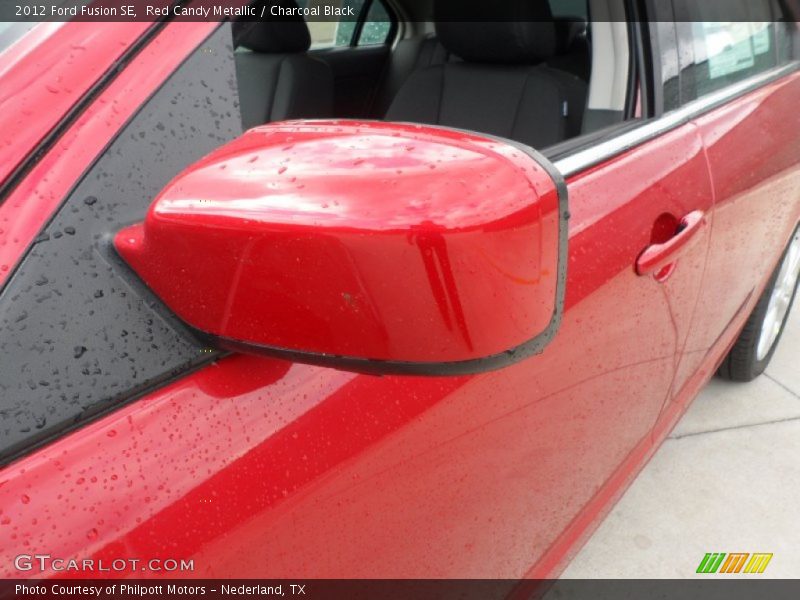 Red Candy Metallic / Charcoal Black 2012 Ford Fusion SE