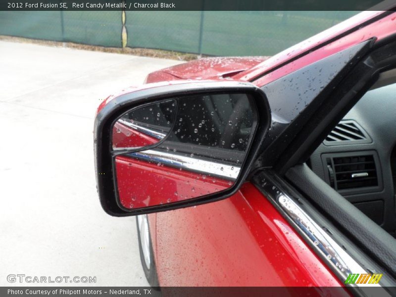 Red Candy Metallic / Charcoal Black 2012 Ford Fusion SE
