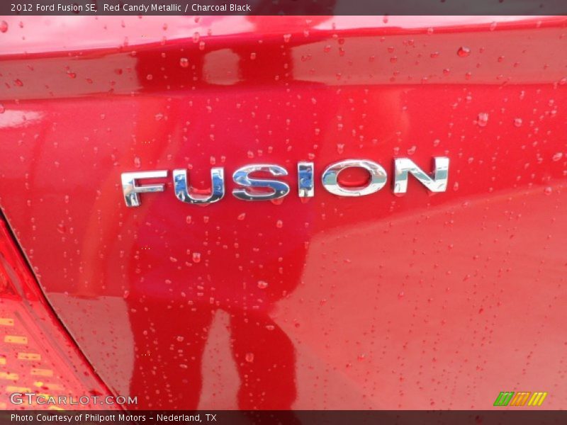 Red Candy Metallic / Charcoal Black 2012 Ford Fusion SE