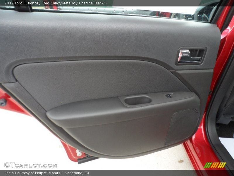 Red Candy Metallic / Charcoal Black 2012 Ford Fusion SE