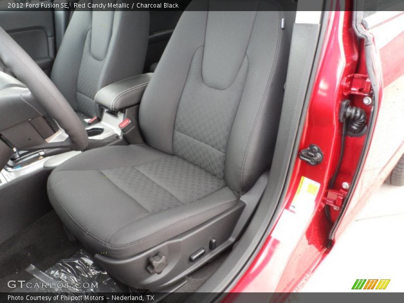 Red Candy Metallic / Charcoal Black 2012 Ford Fusion SE