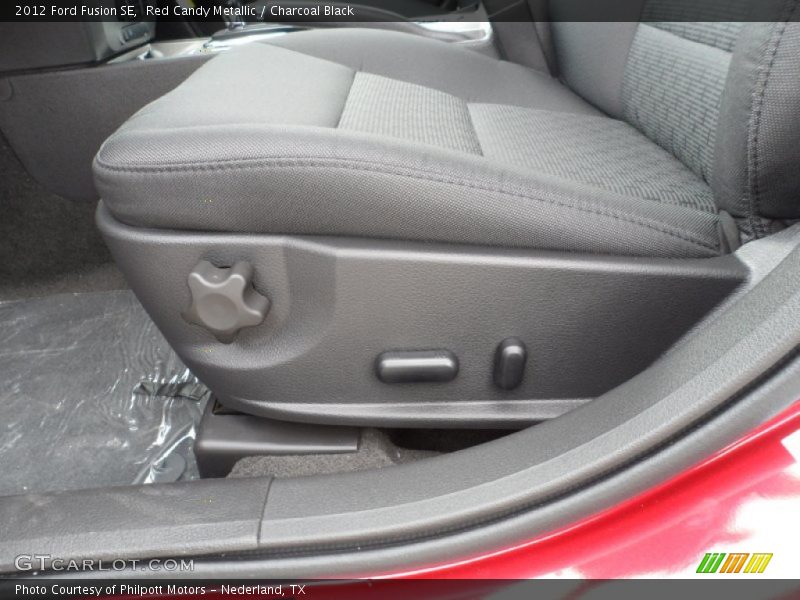 Red Candy Metallic / Charcoal Black 2012 Ford Fusion SE