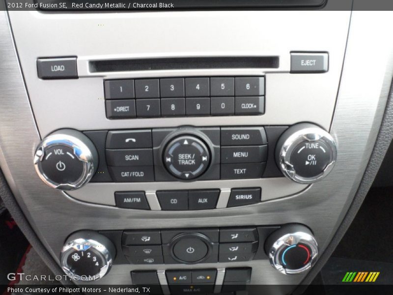 Red Candy Metallic / Charcoal Black 2012 Ford Fusion SE