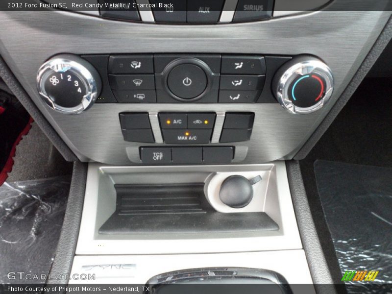 Red Candy Metallic / Charcoal Black 2012 Ford Fusion SE