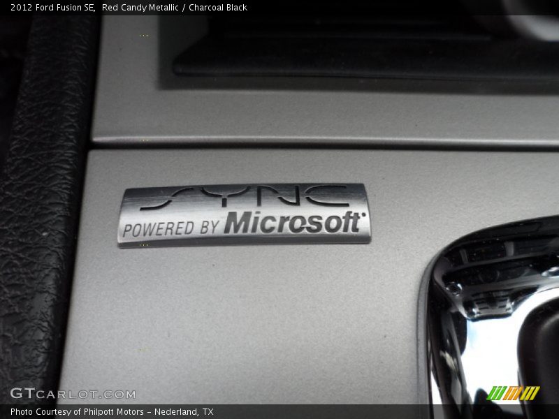 Red Candy Metallic / Charcoal Black 2012 Ford Fusion SE