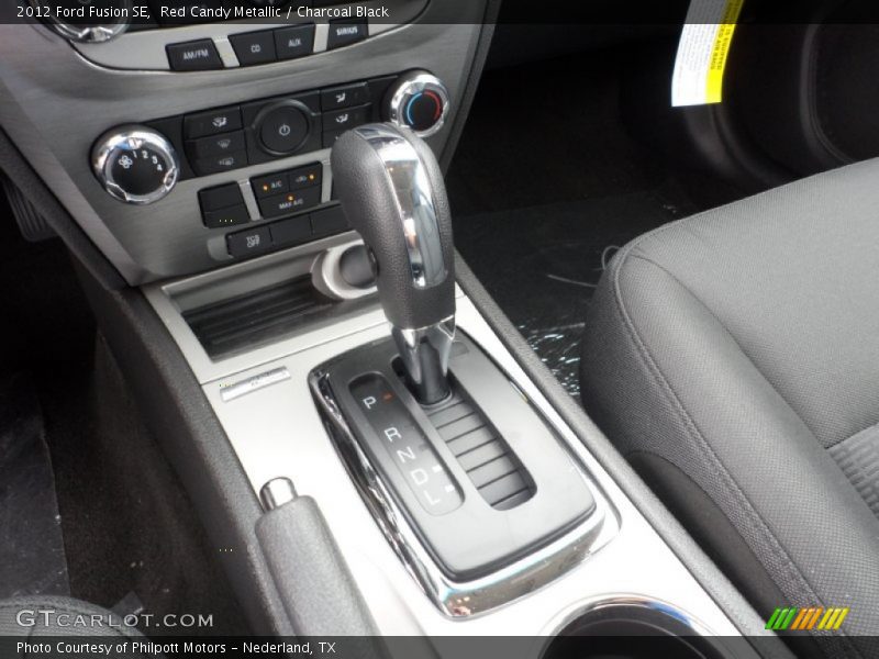 Red Candy Metallic / Charcoal Black 2012 Ford Fusion SE