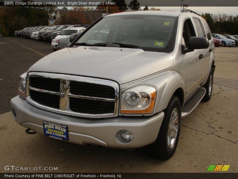 Bright Silver Metallic / Khaki 2005 Dodge Durango Limited 4x4
