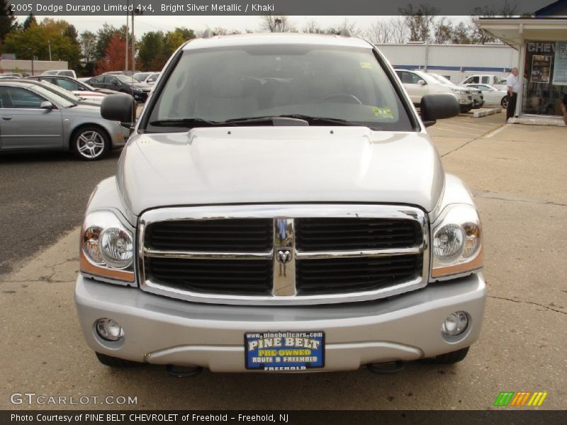 Bright Silver Metallic / Khaki 2005 Dodge Durango Limited 4x4