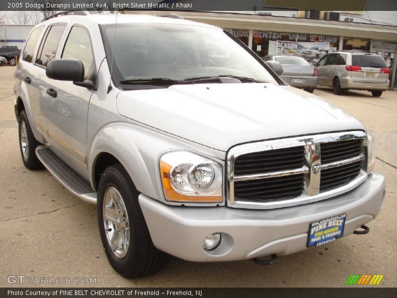 Bright Silver Metallic / Khaki 2005 Dodge Durango Limited 4x4