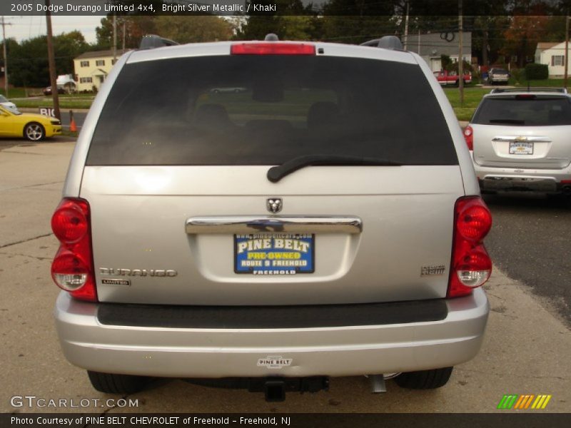 Bright Silver Metallic / Khaki 2005 Dodge Durango Limited 4x4