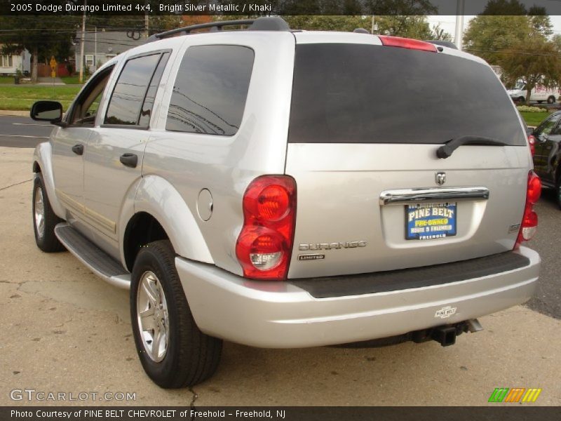 Bright Silver Metallic / Khaki 2005 Dodge Durango Limited 4x4