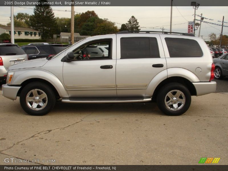 Bright Silver Metallic / Khaki 2005 Dodge Durango Limited 4x4