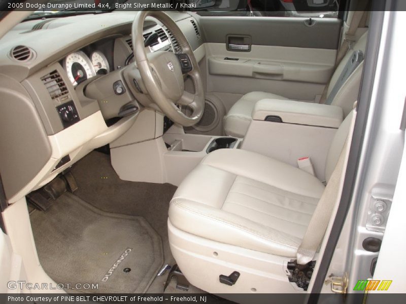 Bright Silver Metallic / Khaki 2005 Dodge Durango Limited 4x4