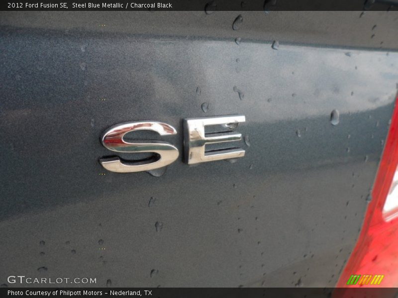 Steel Blue Metallic / Charcoal Black 2012 Ford Fusion SE