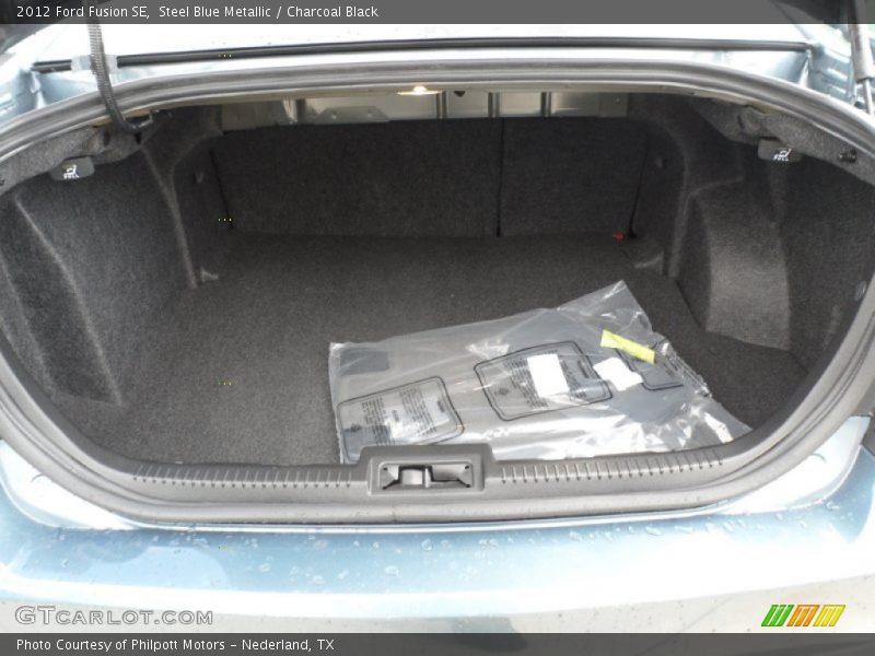 Steel Blue Metallic / Charcoal Black 2012 Ford Fusion SE