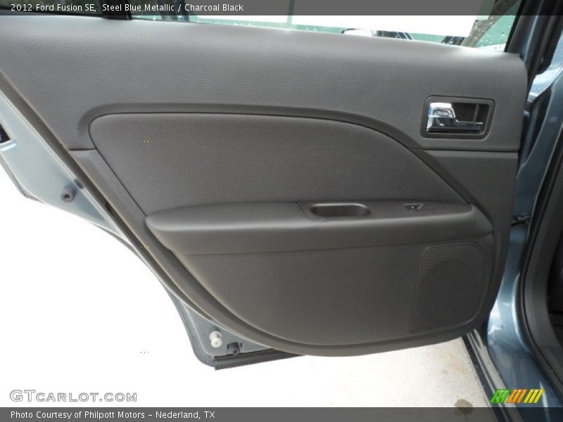 Steel Blue Metallic / Charcoal Black 2012 Ford Fusion SE