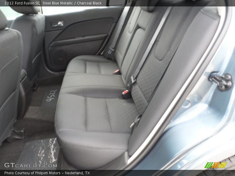 Steel Blue Metallic / Charcoal Black 2012 Ford Fusion SE