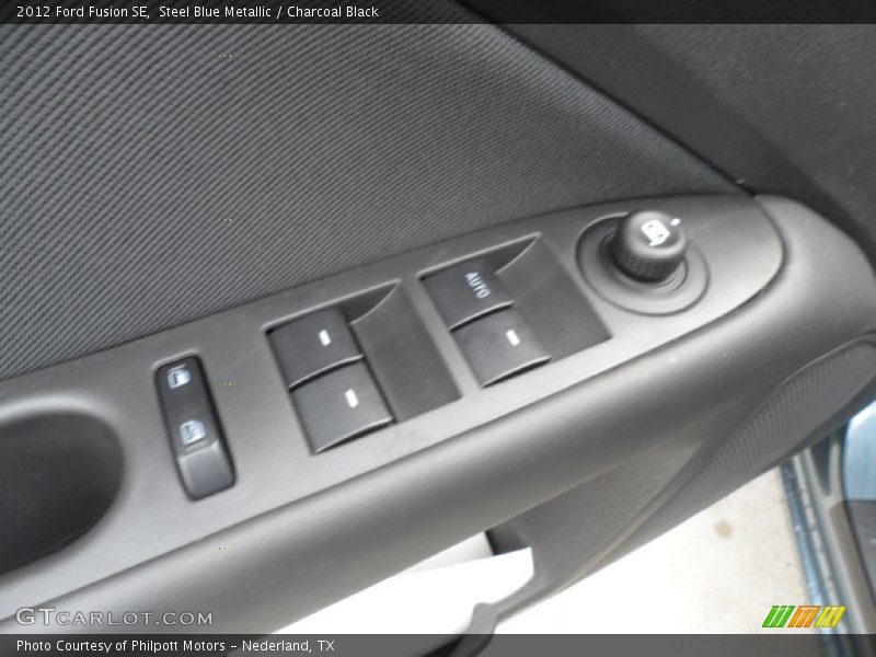Steel Blue Metallic / Charcoal Black 2012 Ford Fusion SE
