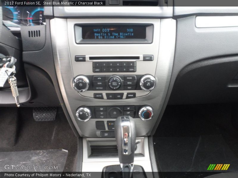 Steel Blue Metallic / Charcoal Black 2012 Ford Fusion SE