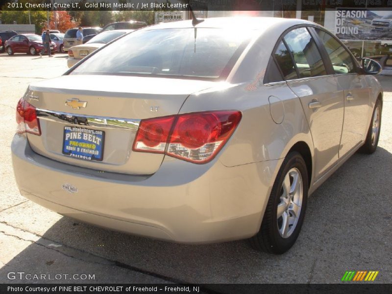 Gold Mist Metallic / Jet Black Leather 2011 Chevrolet Cruze LT