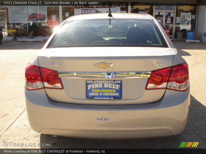 Gold Mist Metallic / Jet Black Leather 2011 Chevrolet Cruze LT