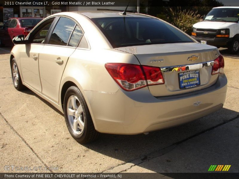 Gold Mist Metallic / Jet Black Leather 2011 Chevrolet Cruze LT