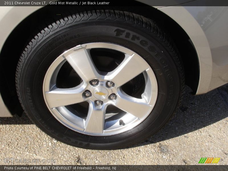 Gold Mist Metallic / Jet Black Leather 2011 Chevrolet Cruze LT
