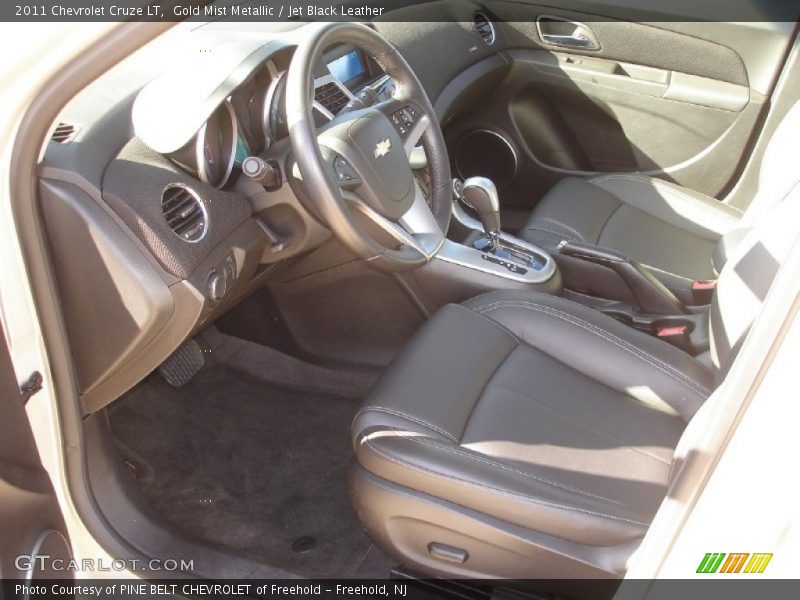 Gold Mist Metallic / Jet Black Leather 2011 Chevrolet Cruze LT