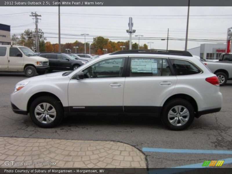 Satin White Pearl / Warm Ivory 2012 Subaru Outback 2.5i