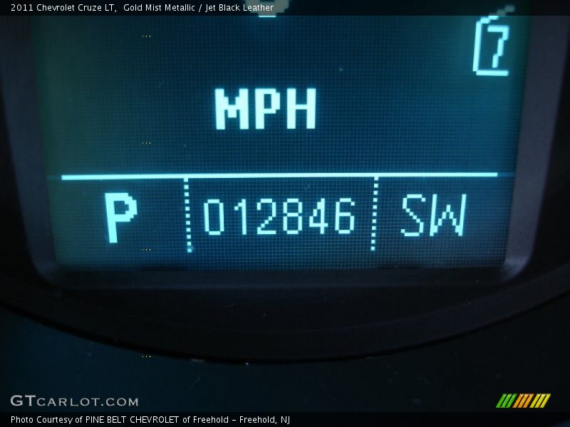 Gold Mist Metallic / Jet Black Leather 2011 Chevrolet Cruze LT