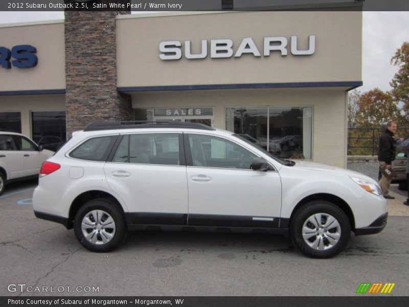  2012 Outback 2.5i Satin White Pearl