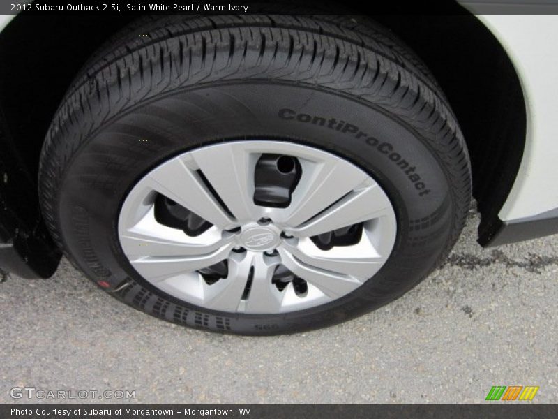  2012 Outback 2.5i Wheel