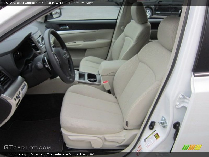 Satin White Pearl / Warm Ivory 2012 Subaru Outback 2.5i