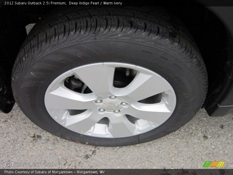 Deep Indigo Pearl / Warm Ivory 2012 Subaru Outback 2.5i Premium