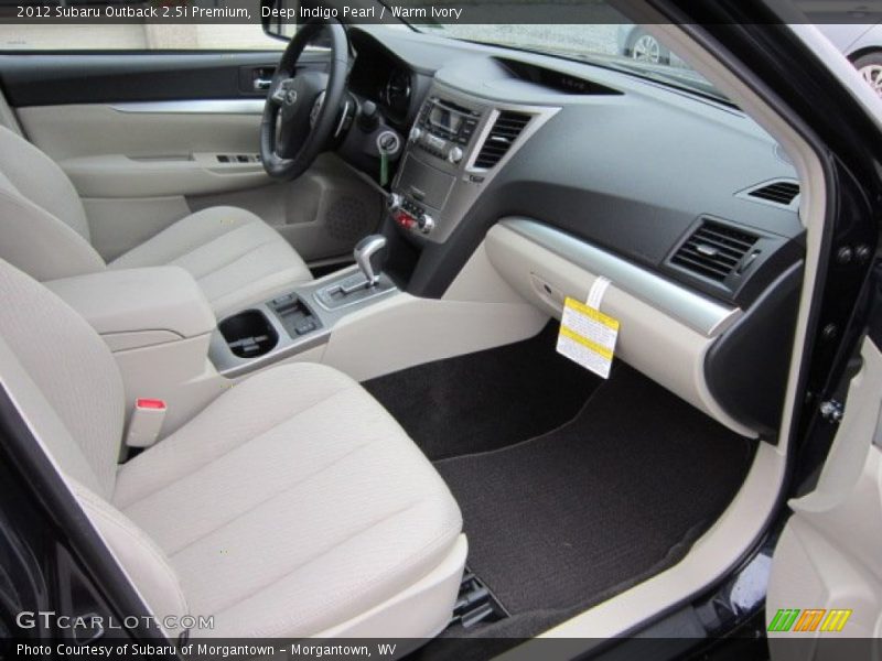 2012 Outback 2.5i Premium Warm Ivory Interior