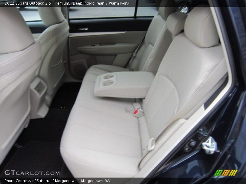 Deep Indigo Pearl / Warm Ivory 2012 Subaru Outback 2.5i Premium