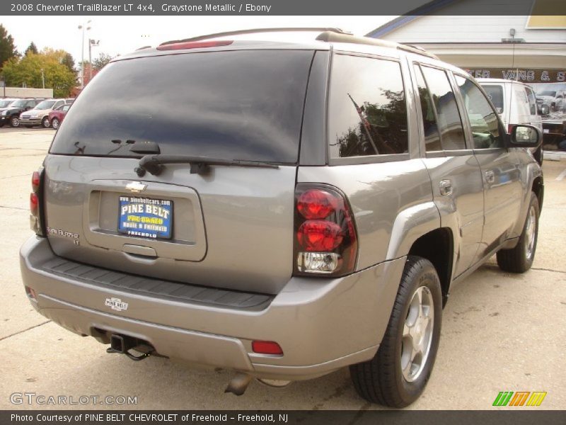Graystone Metallic / Ebony 2008 Chevrolet TrailBlazer LT 4x4