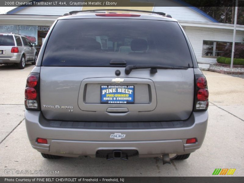 Graystone Metallic / Ebony 2008 Chevrolet TrailBlazer LT 4x4