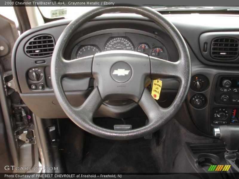 Graystone Metallic / Ebony 2008 Chevrolet TrailBlazer LT 4x4