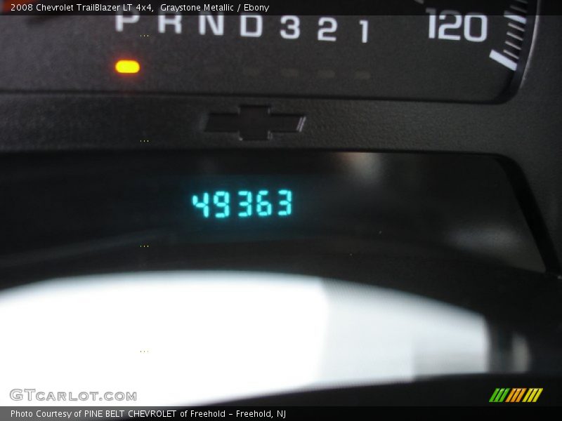 Graystone Metallic / Ebony 2008 Chevrolet TrailBlazer LT 4x4