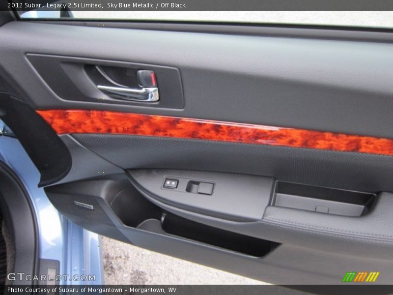 Sky Blue Metallic / Off Black 2012 Subaru Legacy 2.5i Limited