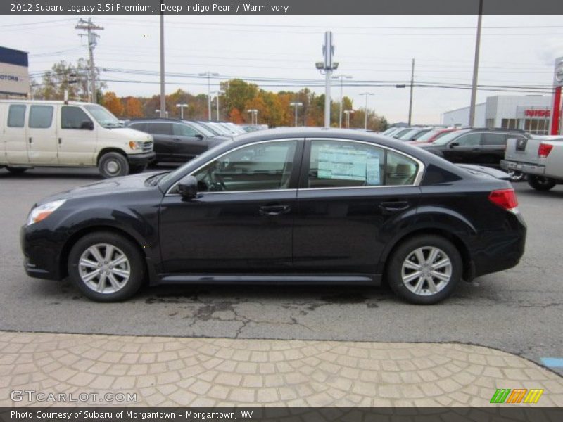 Deep Indigo Pearl / Warm Ivory 2012 Subaru Legacy 2.5i Premium