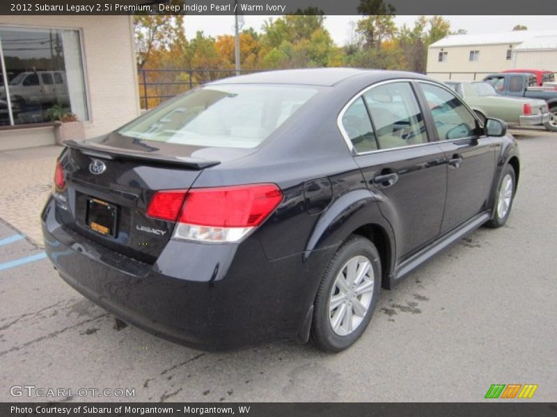 Deep Indigo Pearl / Warm Ivory 2012 Subaru Legacy 2.5i Premium