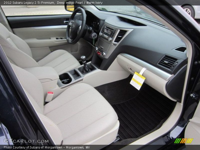  2012 Legacy 2.5i Premium Warm Ivory Interior