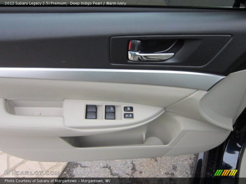 Deep Indigo Pearl / Warm Ivory 2012 Subaru Legacy 2.5i Premium