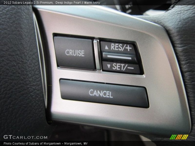Deep Indigo Pearl / Warm Ivory 2012 Subaru Legacy 2.5i Premium