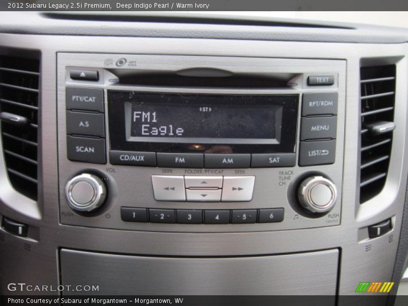  2012 Legacy 2.5i Premium Warm Ivory Interior